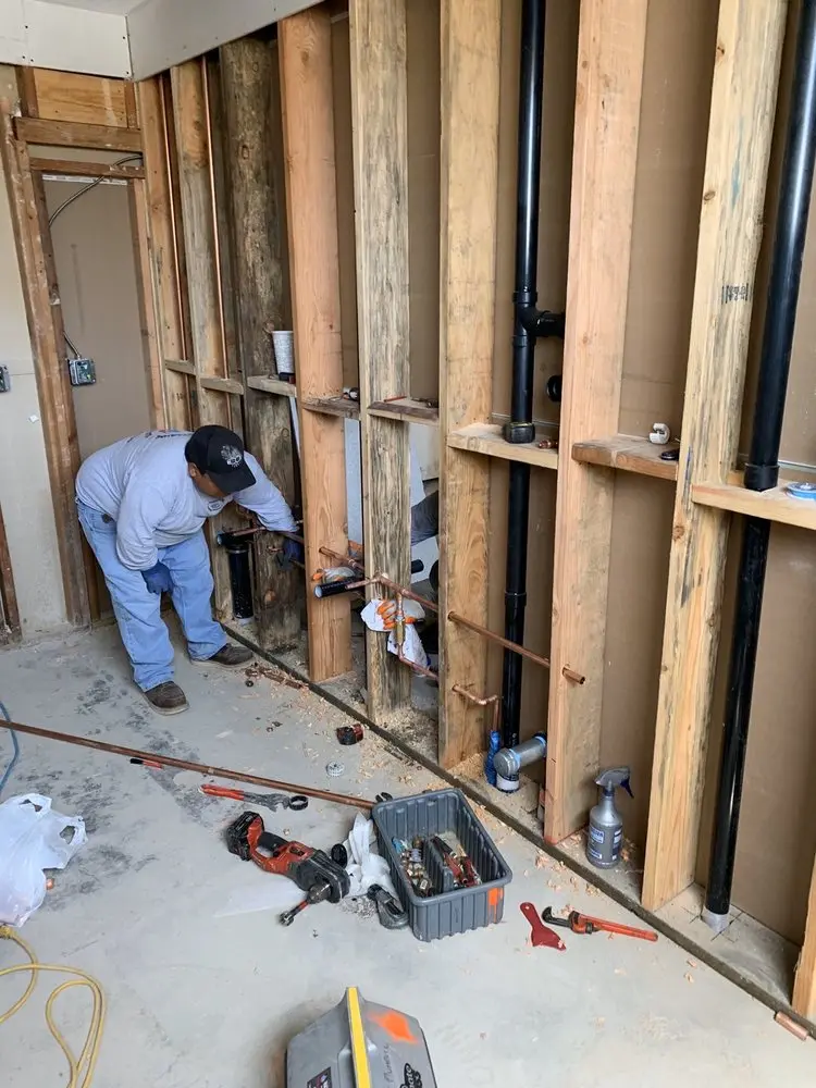 Commercial rough-in plumbing for Commercial Plumbing in Richville